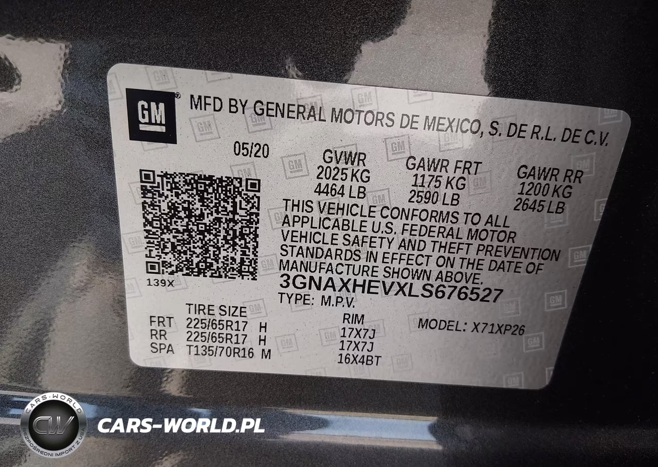 2020 Chevrolet Equinox Fwd Ls VIN:3GNAXHEVXLS676527 - 9