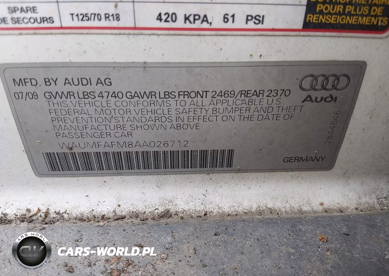 2010 Audi A3 2.0T Premium VIN:WAUMFAFM8AA026712 - 9