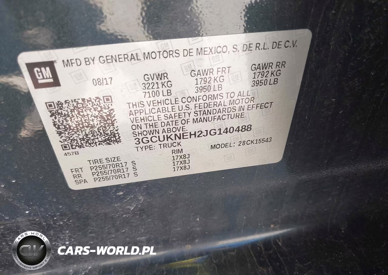 2018 Chevrolet Silverado 1500 Wt VIN:3GCUKNEH2JG140488 - 9
