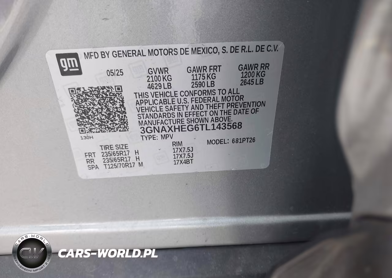 2026 Chevrolet Equinox Fwd Lt VIN:3GNAXHEG6TL143568 - 9