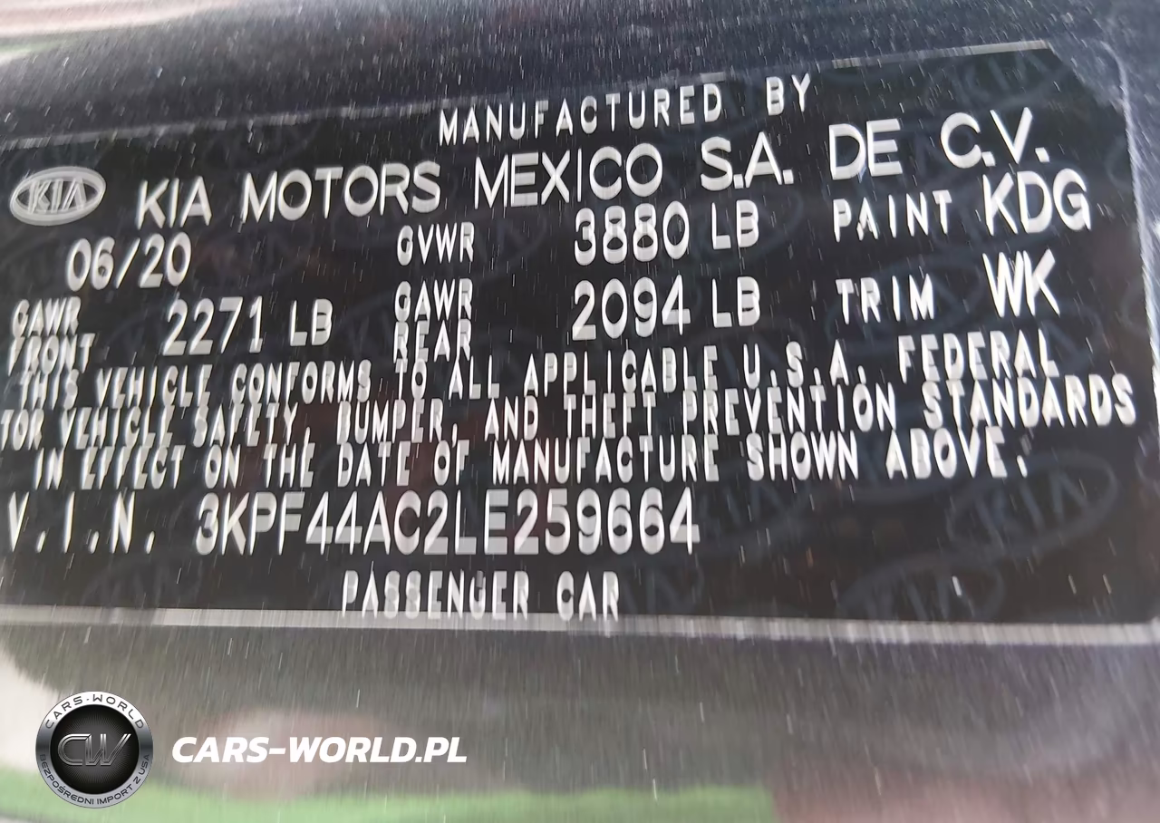 2020 Kia Forte Gt Manual VIN:3KPF44AC2LE259664 - 9