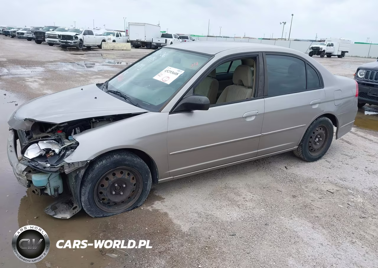2004 Honda Civic Lx VIN:2HGES16584H619490 - 2