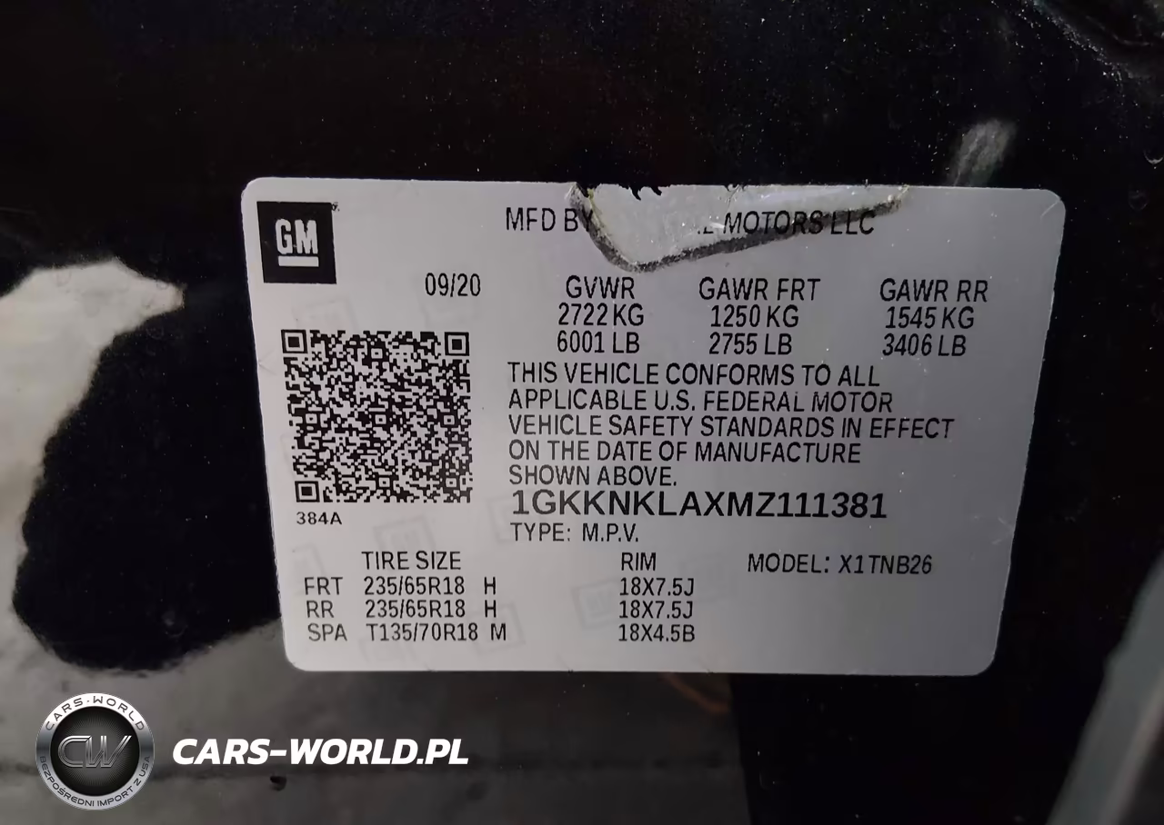 2021 GMC Acadia Fwd Sle VIN:1GKKNKLAXMZ111381 - 9