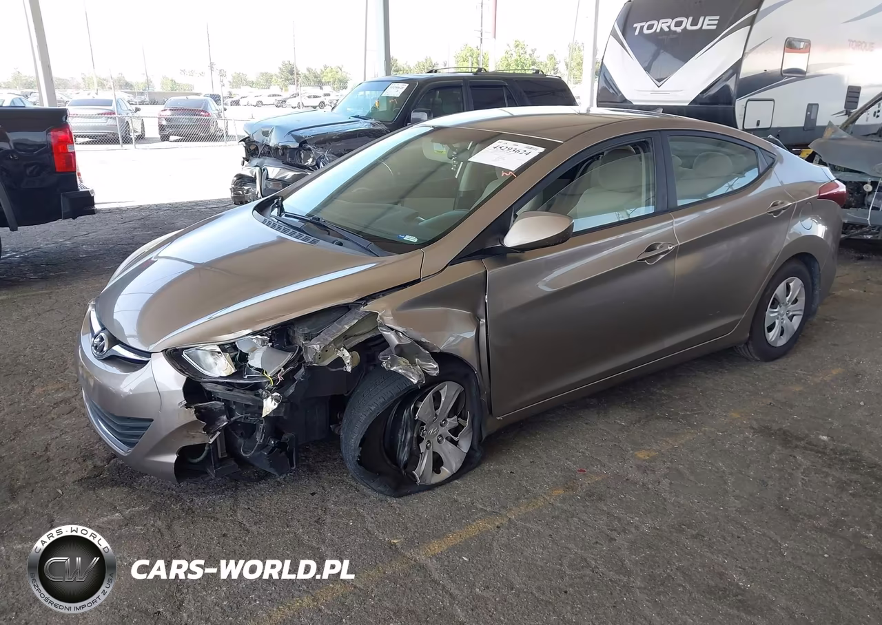 2016 Hyundai Elantra Se VIN:5NPDH4AE6GH721531 - 2