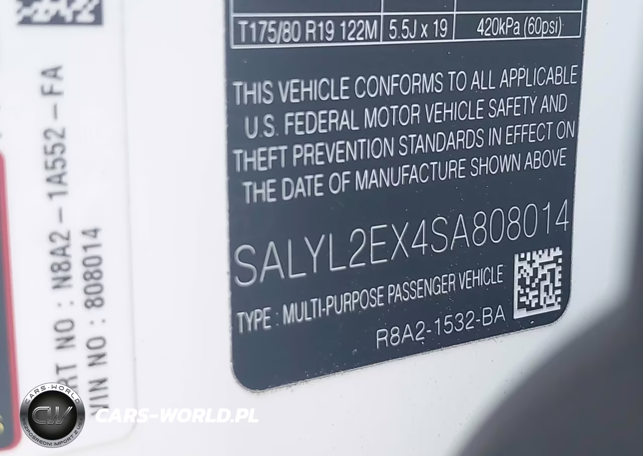 2025 Land Rover Range Rover Velar P250 Dynamic Se VIN:SALYL2EX4SA808014 - 9