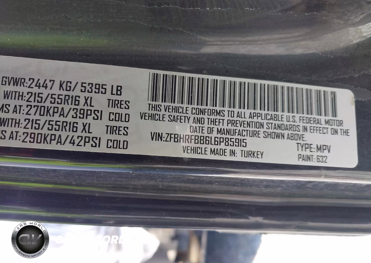 2020 Ram Promaster City Slt VIN:ZFBHRFBB6L6P85915 - 9