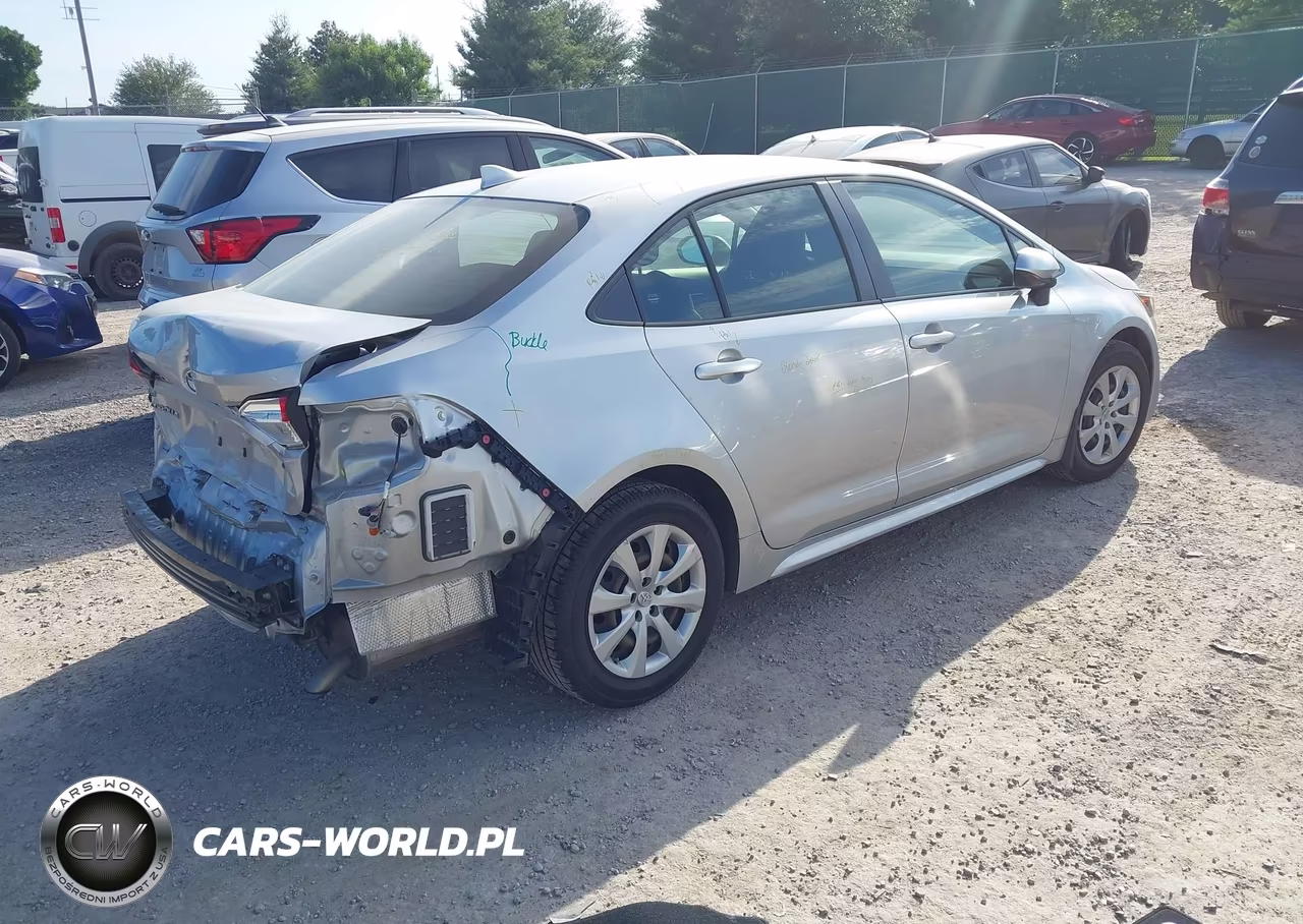 2021 Toyota Corolla Le VIN:JTDEPMAE7MJ174957 - 4