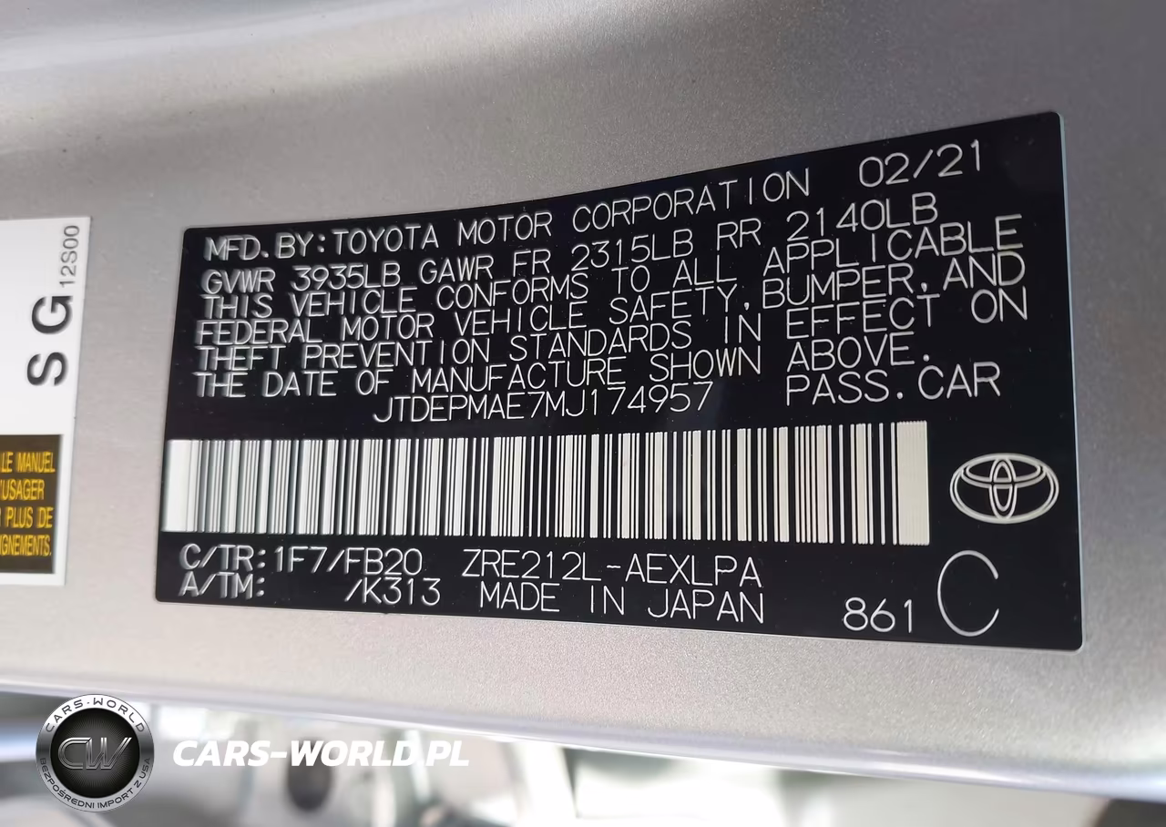 2021 Toyota Corolla Le VIN:JTDEPMAE7MJ174957 - 9