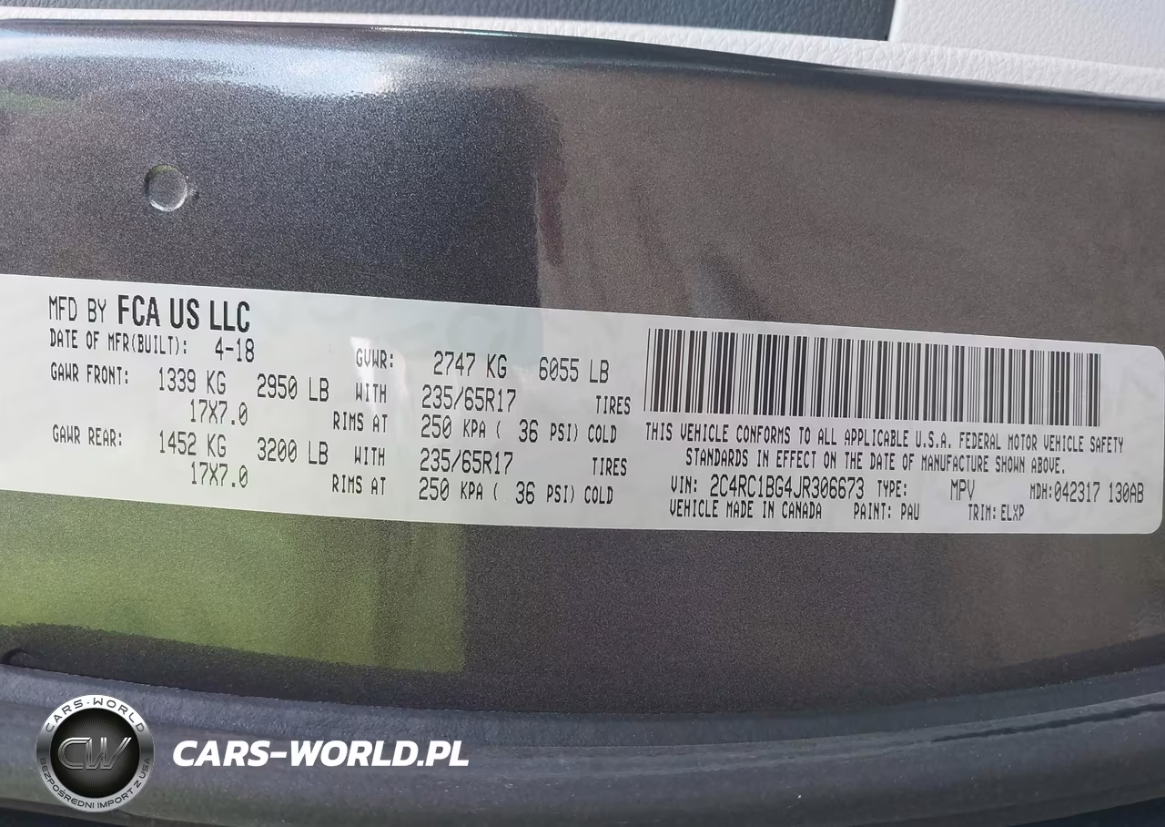 2018 Chrysler Pacifica Touring L VIN:2C4RC1BG4JR306673 - 9