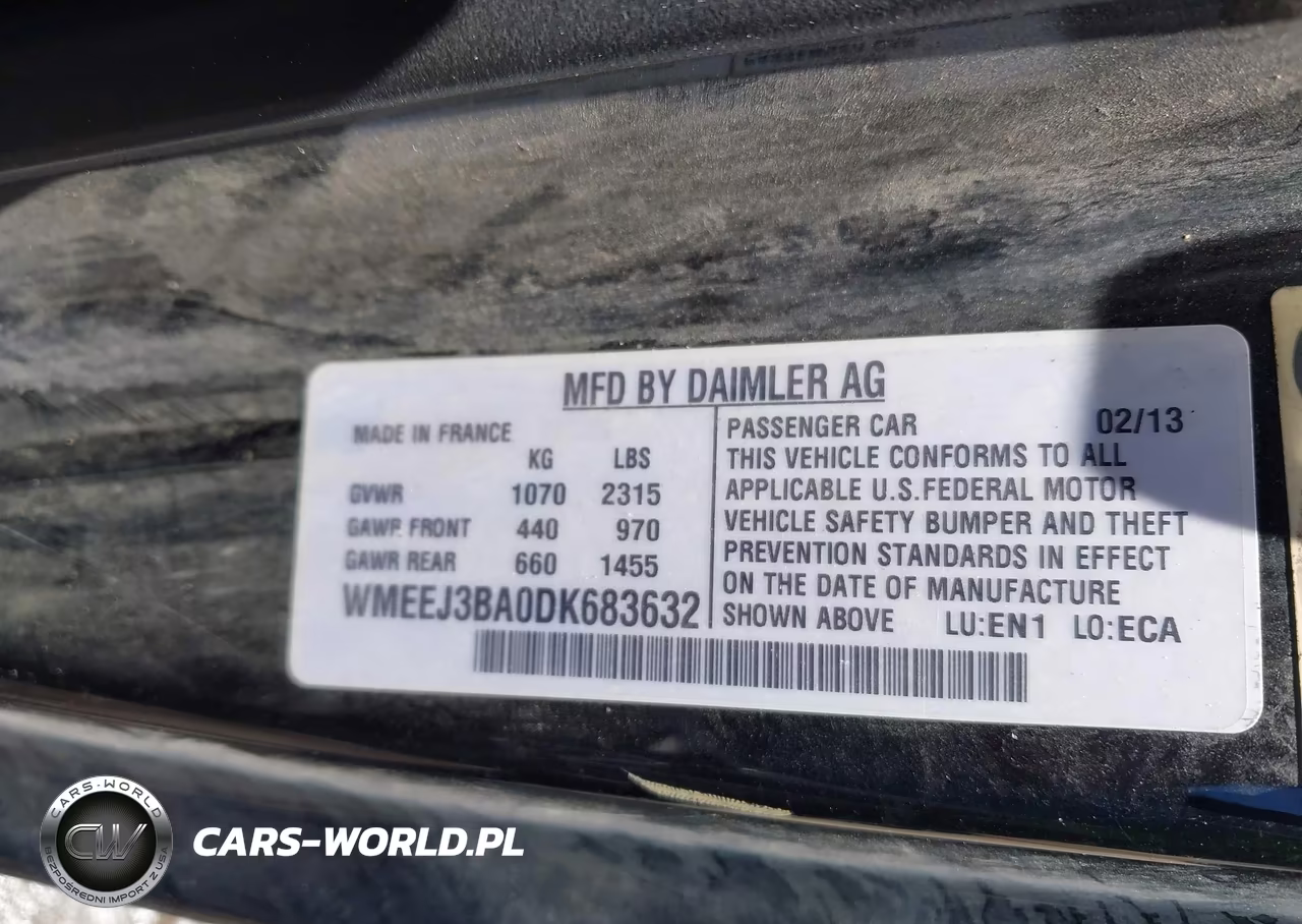 2013 Smart Fortwo Pure VIN:WMEEJ3BA0DK683632 - 9