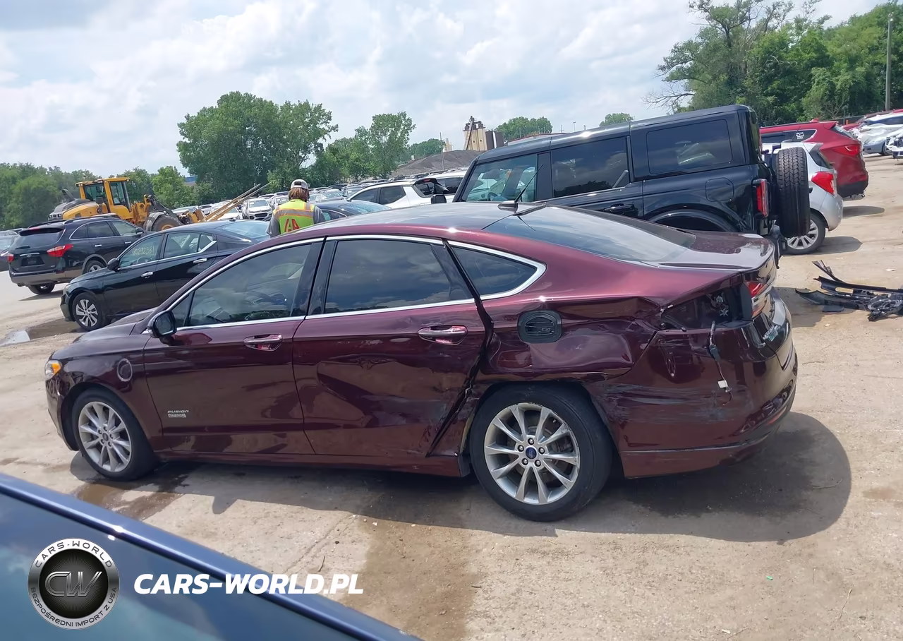 2017 Ford Fusion Energi Se Luxury VIN:3FA6P0PU0HR191225 - 14