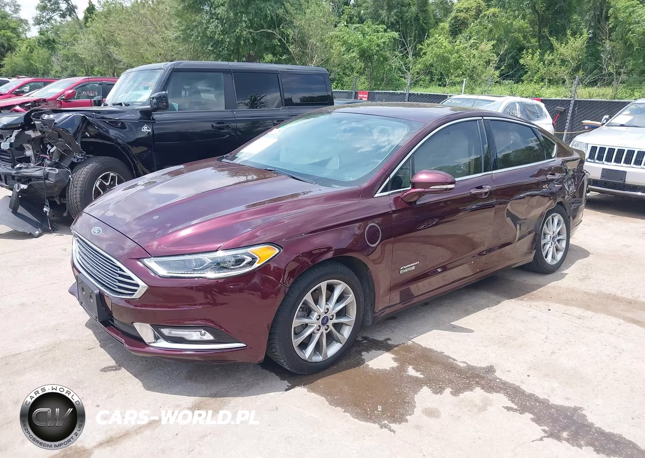 2017 Ford Fusion Energi Se Luxury VIN:3FA6P0PU0HR191225 - 2
