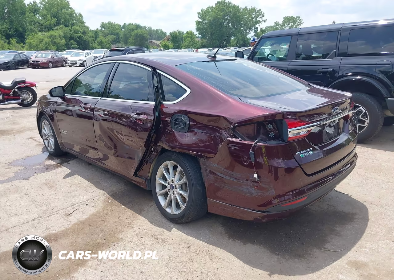 2017 Ford Fusion Energi Se Luxury VIN:3FA6P0PU0HR191225 - 3