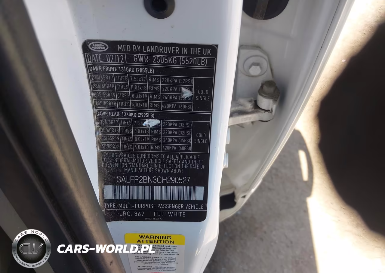 2012 Land Rover Lr2 VIN:SALFR2BN3CH290527 - 9