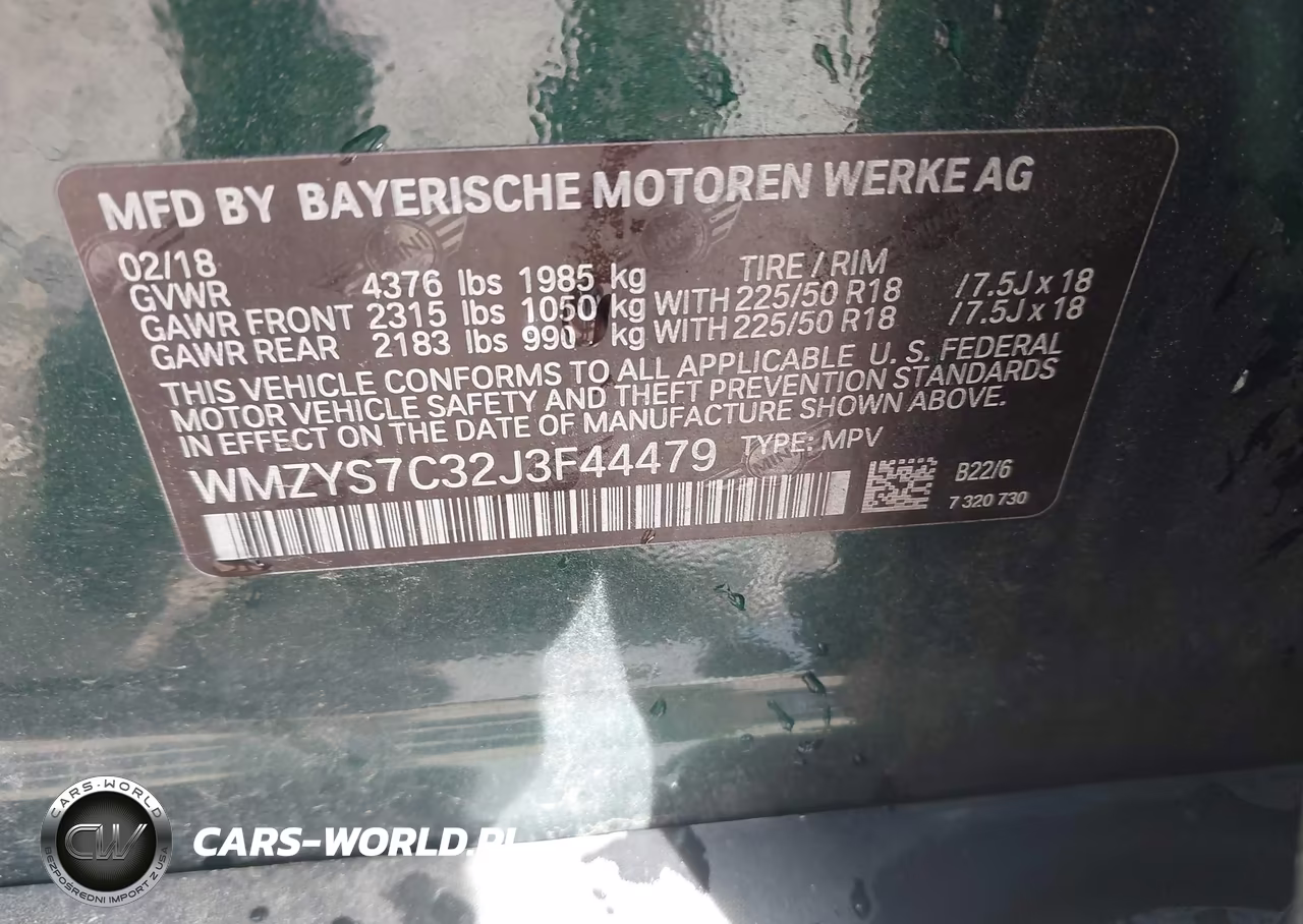 2018 Mini Countryman Cooper VIN:WMZYS7C32J3F44479 - 9
