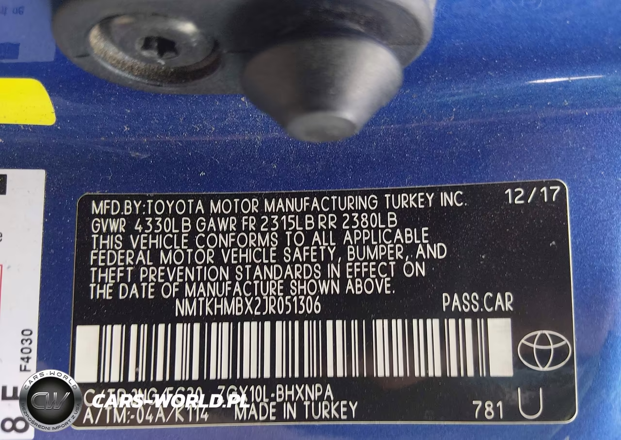 2018 Toyota C-Hr Xle Premium VIN:NMTKHMBX2JR051306 - 9