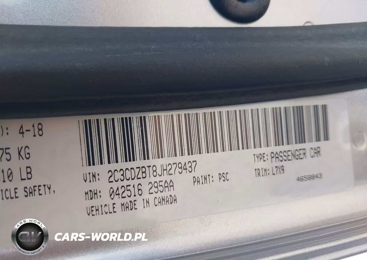 2018 Dodge Challenger R-T VIN:2C3CDZBT8JH279437 - 9