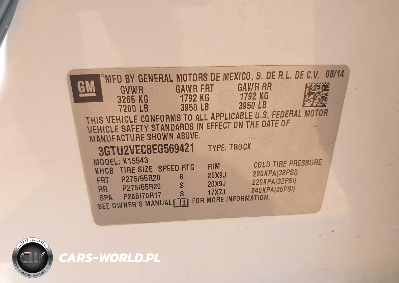 2014 GMC Sierra 1500 Slt VIN:3GTU2VEC8EG569421 - 9