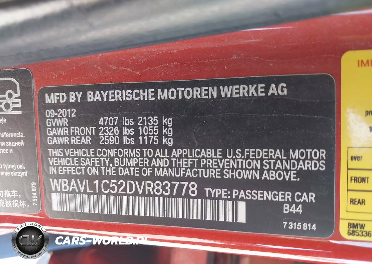2013 BMW X1 xDrive28I VIN:WBAVL1C52DVR83778 - 9