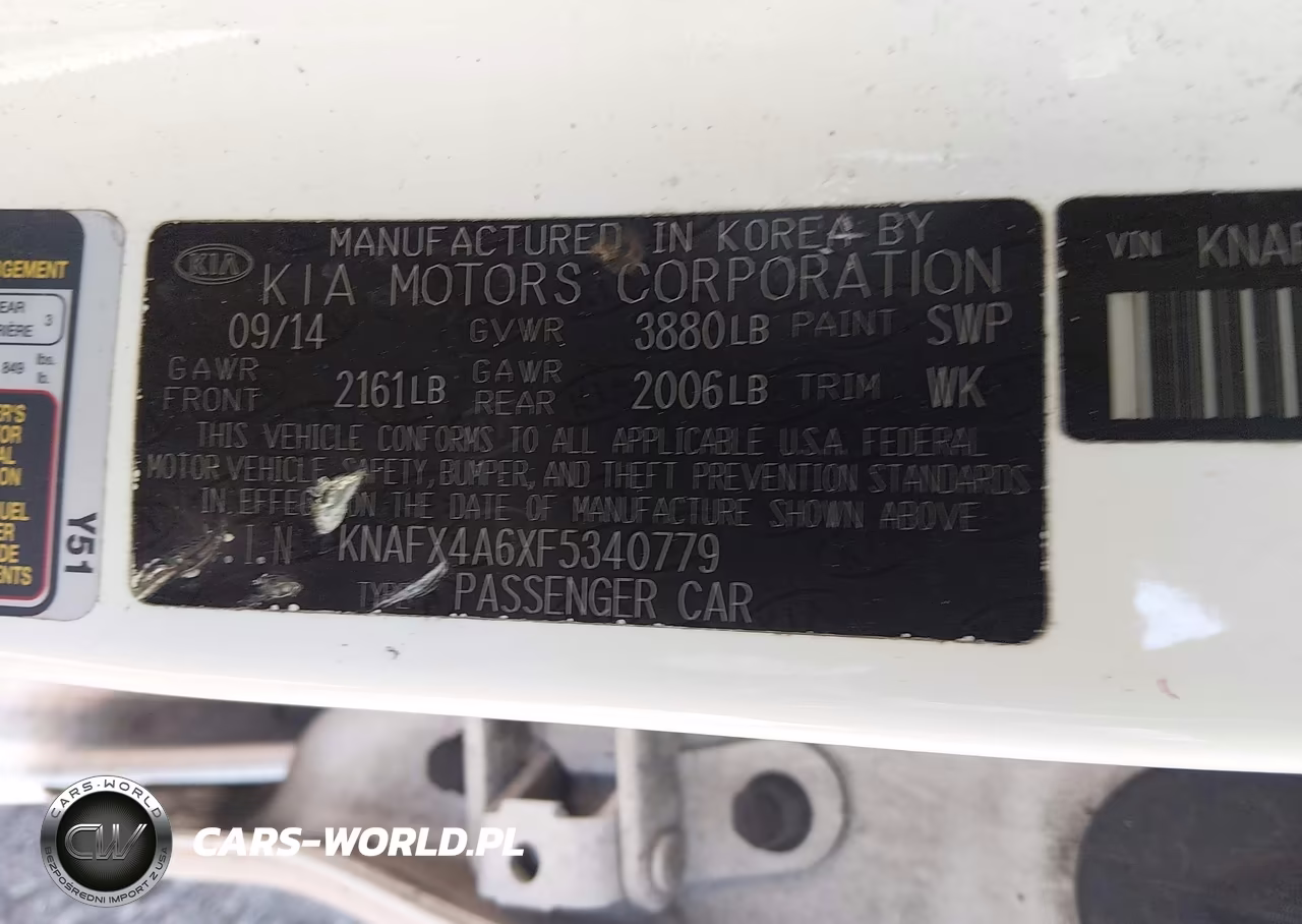 2015 Kia Forte Lx VIN:KNAFX4A6XF5340779 - 9