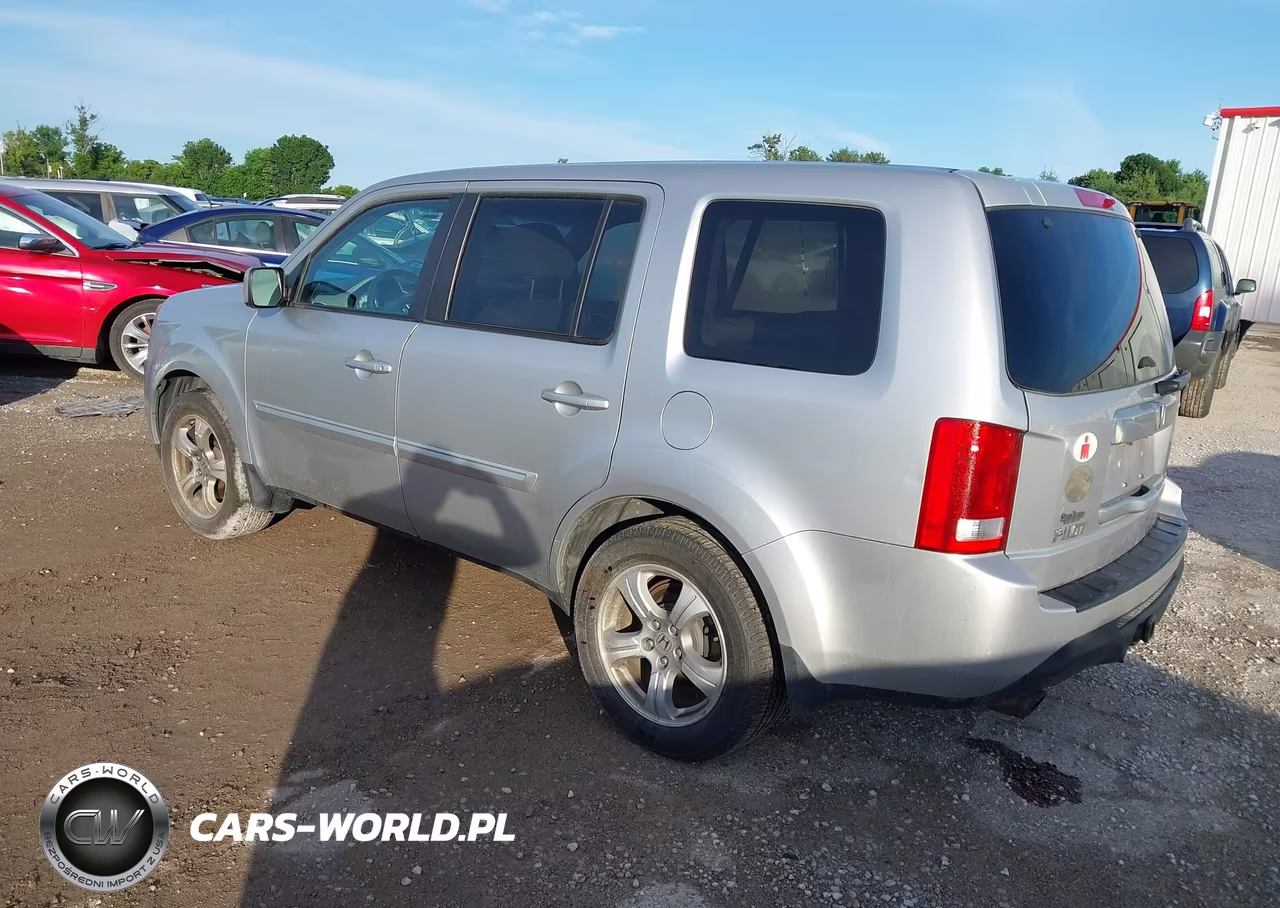 2013 Honda Pilot Ex-L VIN:5FNYF4H51DB075788 - 3