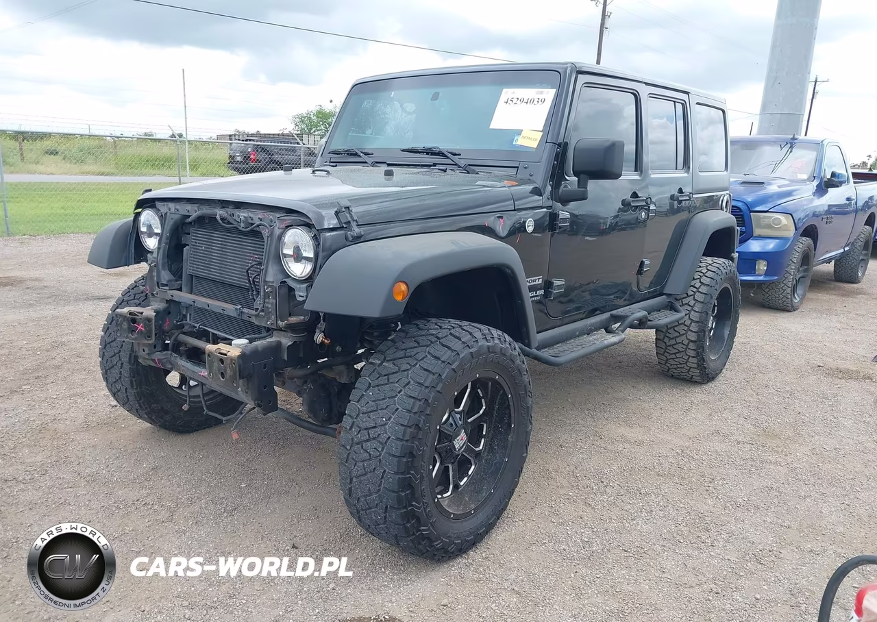 2017 Jeep Wrangler Unlimited Sport 4X4 VIN:1C4BJWDGXHL571666 - 2