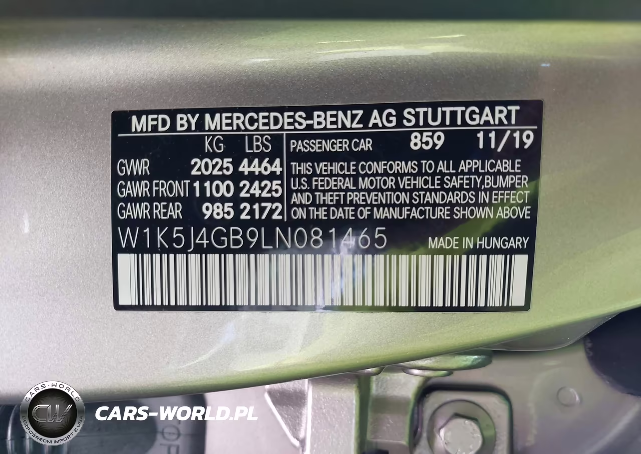 2020 Mercedes-Benz Cla 250 VIN:W1K5J4GB9LN081465 - 9