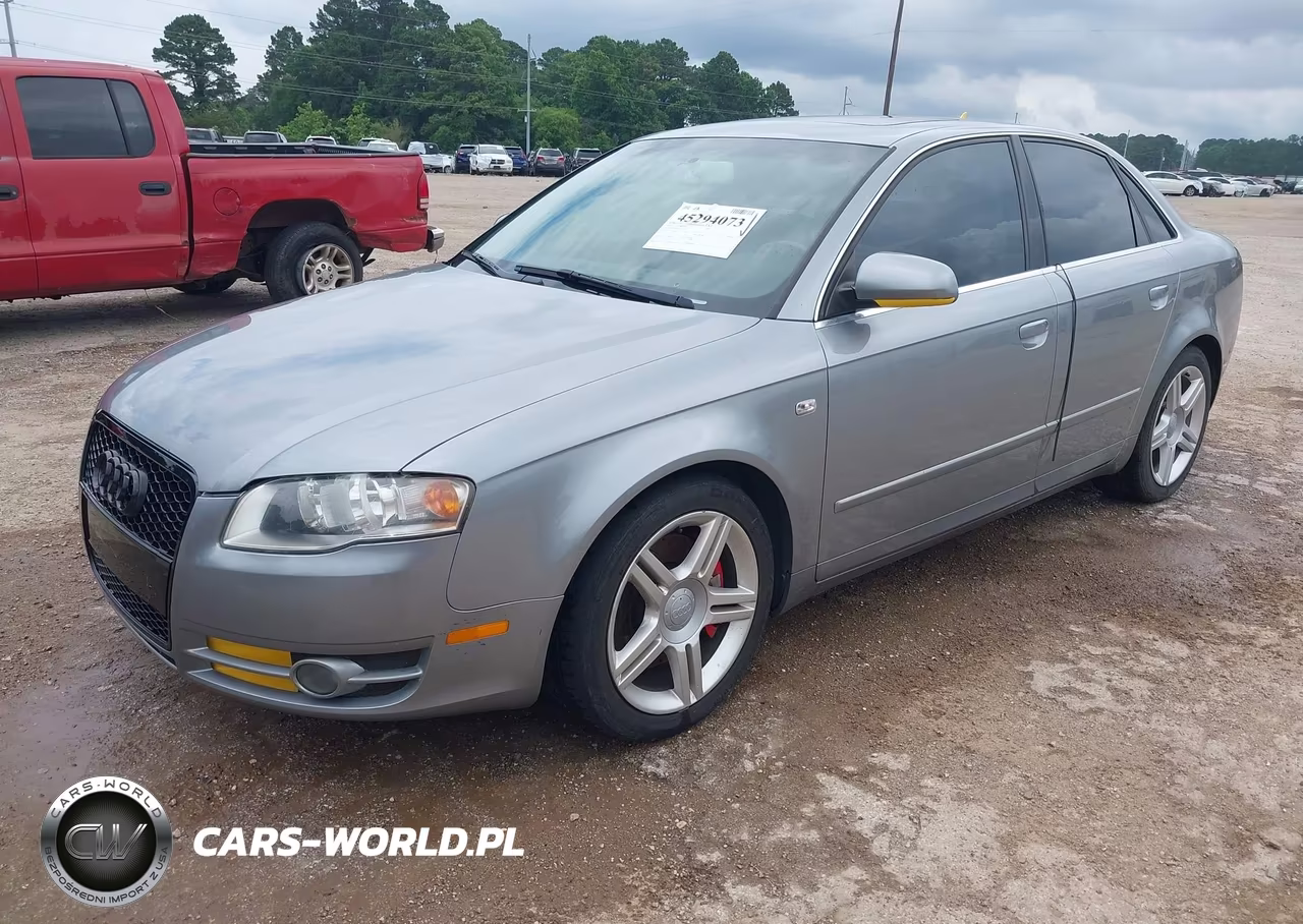 2007 Audi A4 2.0T VIN:WAUDF78E57A281125 - 2