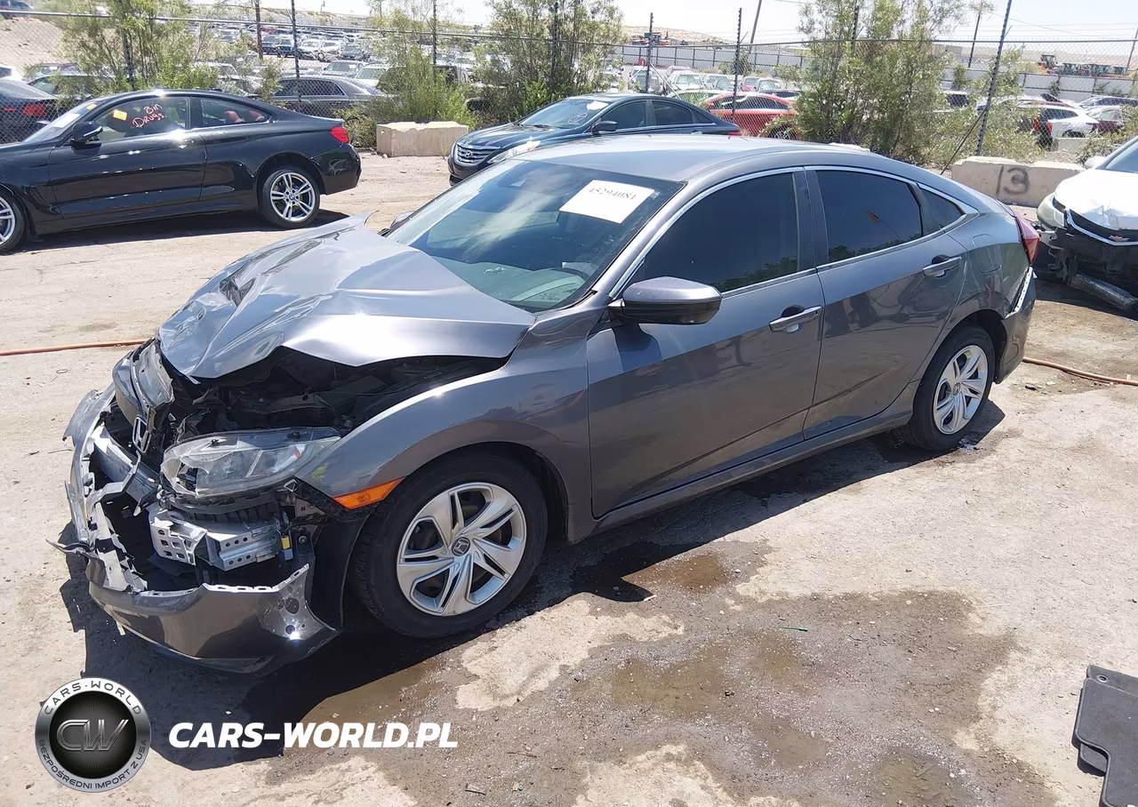 2019 Honda Civic Lx VIN:2HGFC2F66KH502505 - 2