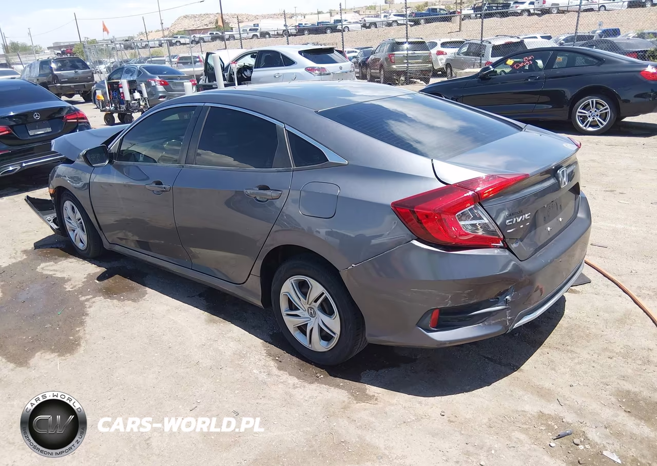 2019 Honda Civic Lx VIN:2HGFC2F66KH502505 - 3