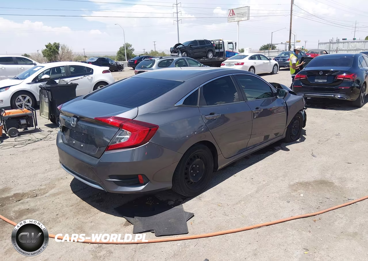 2019 Honda Civic Lx VIN:2HGFC2F66KH502505 - 4