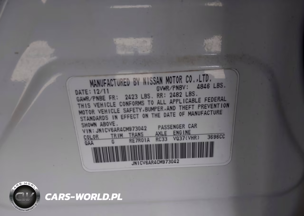 2012 Infiniti G37X VIN:JN1CV6AR4CM973042 - 9