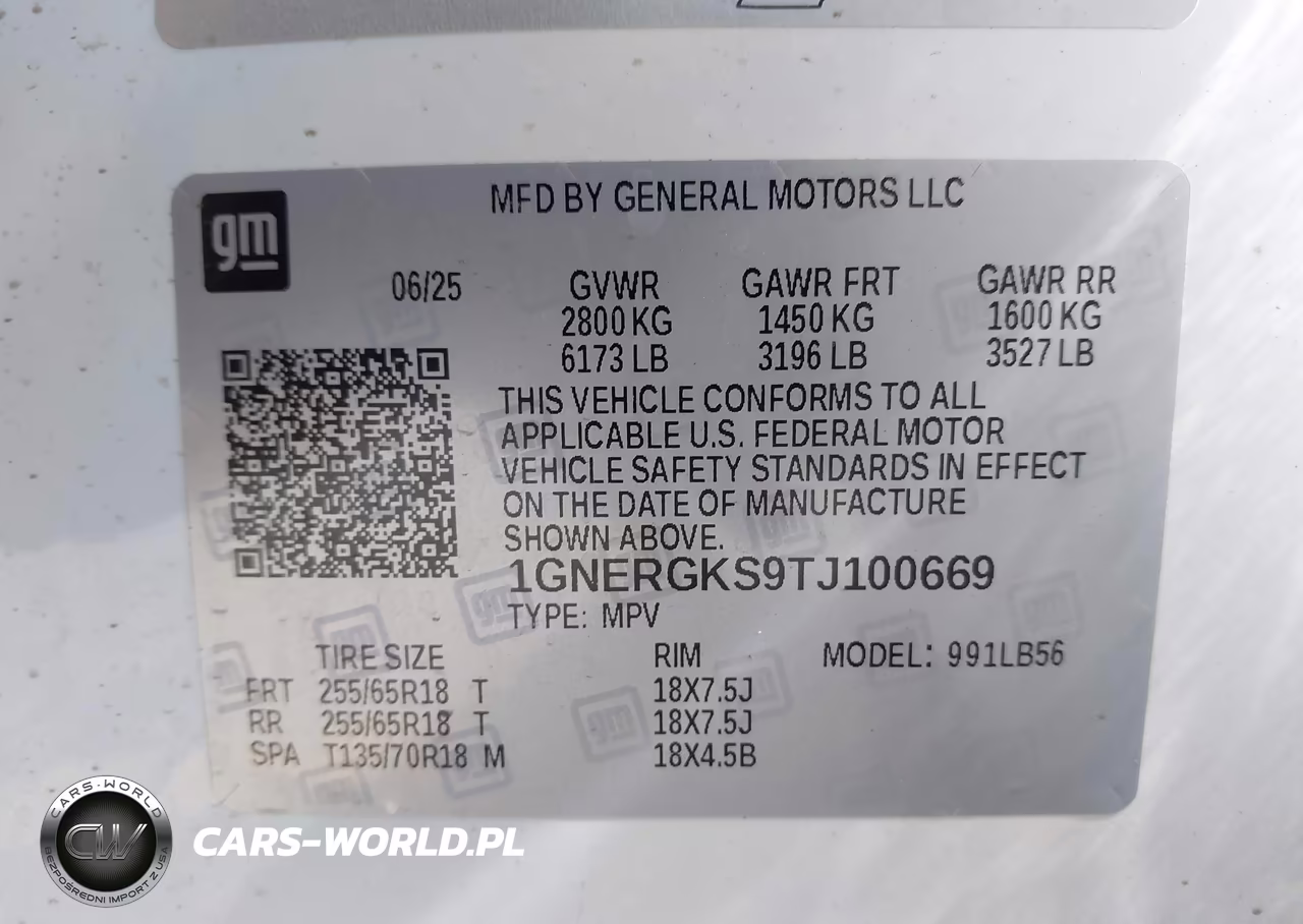 2026 Chevrolet Traverse Fwd Lt VIN:1GNERGKS9TJ100669 - 9