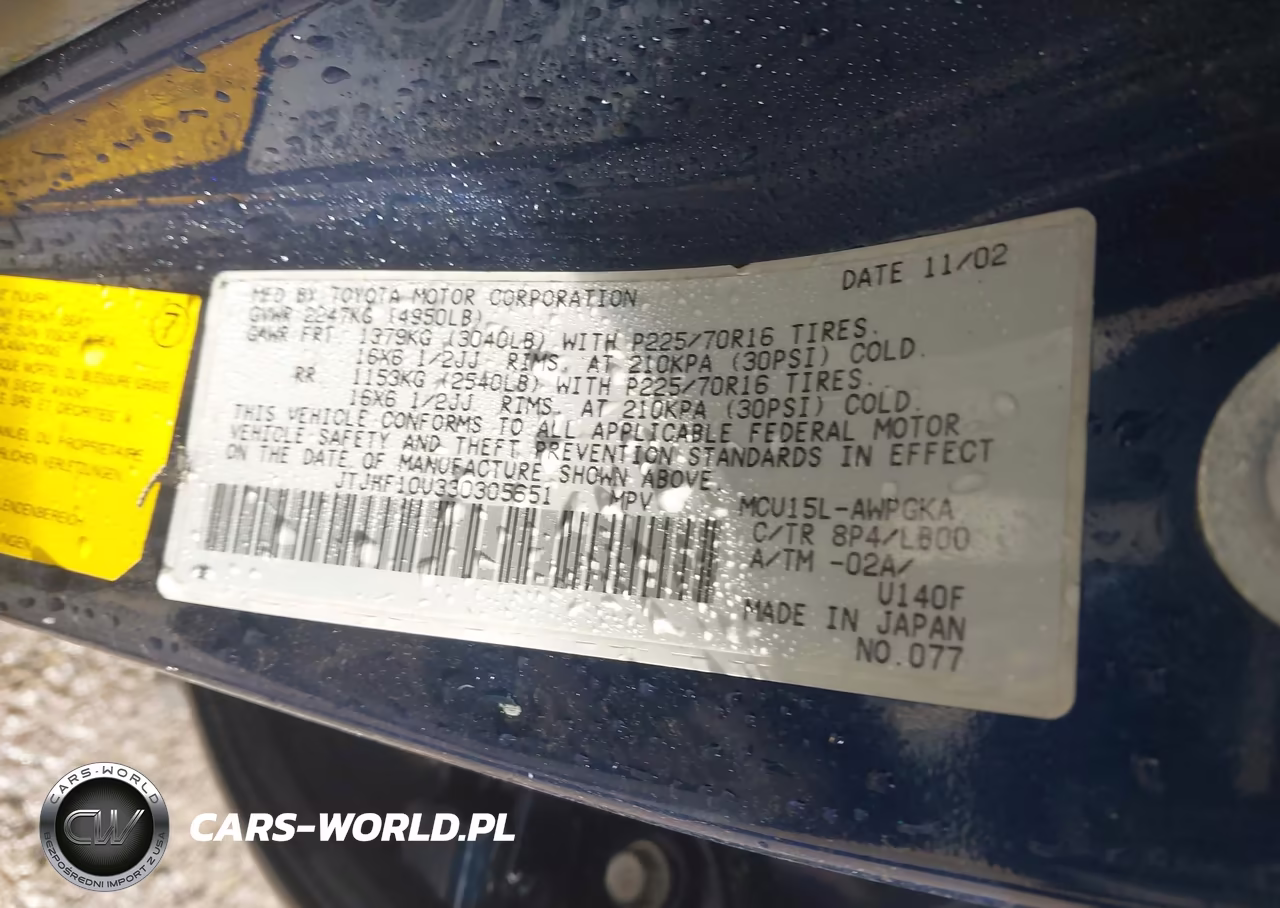 2003 Lexus Rx 300 VIN:JTJHF10U330305651 - 9