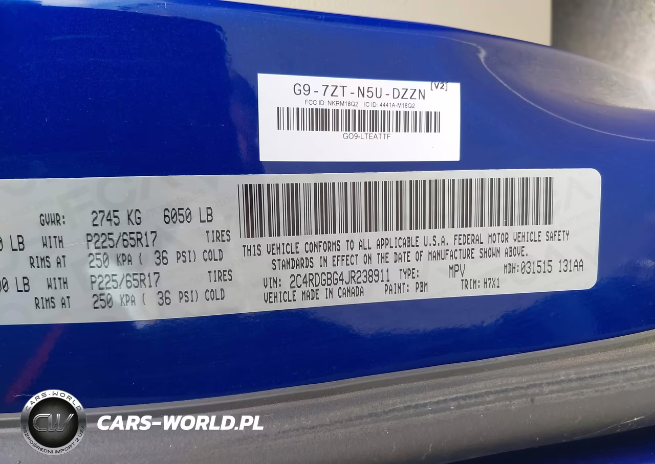 2018 Dodge Grand Caravan Se VIN:2C4RDGBG4JR238911 - 9