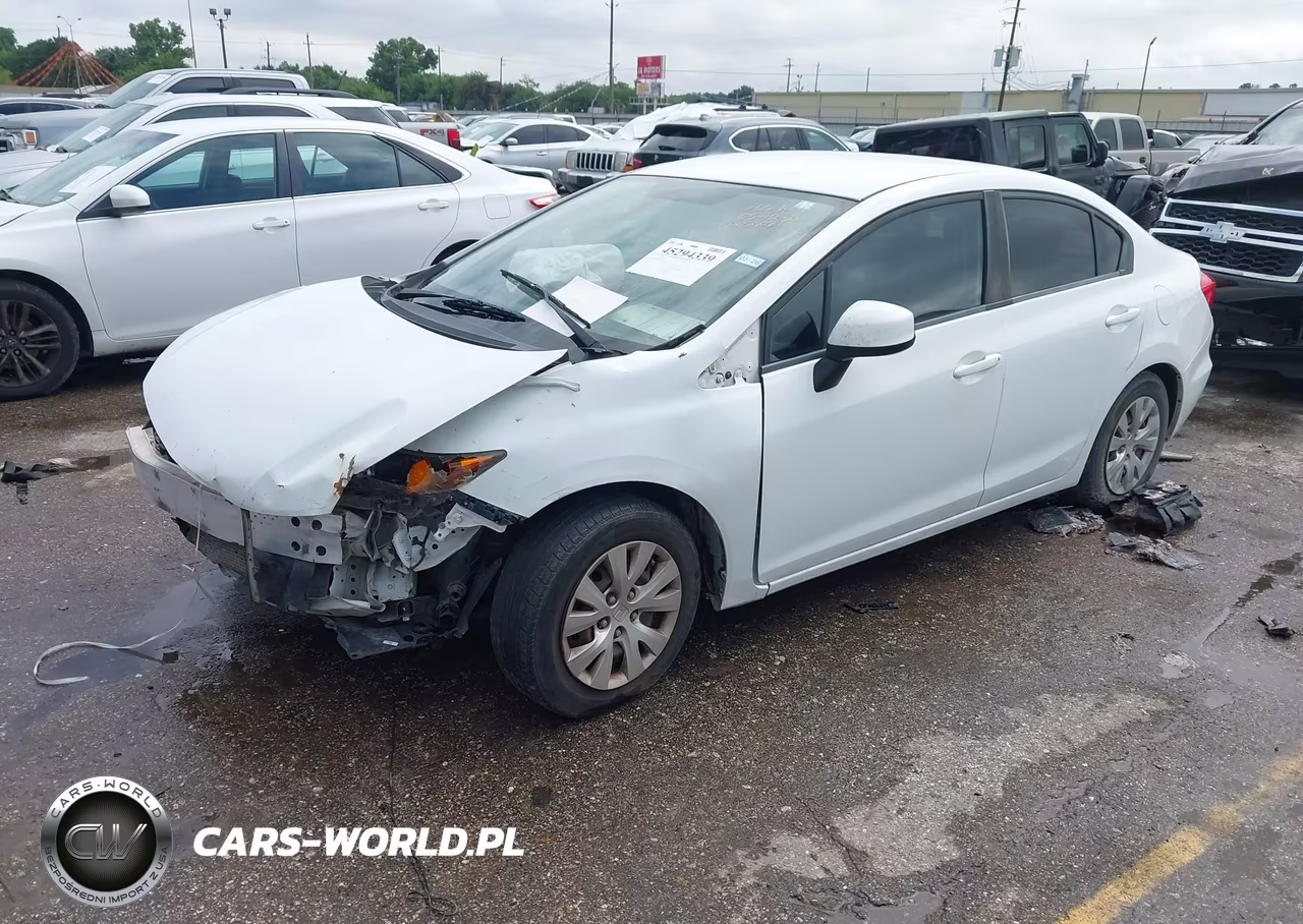 2012 Honda Civic Lx VIN:2HGFB2F56CH311940 - 2