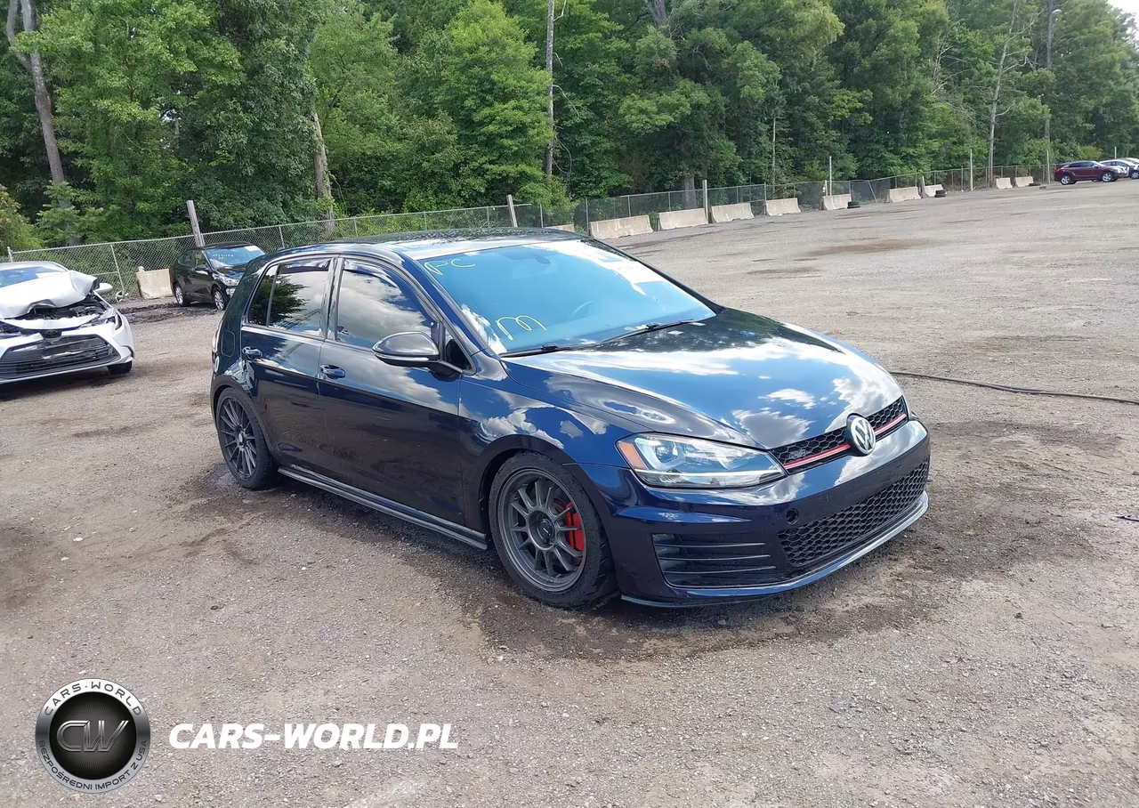 2016 Volkswagen Golf Gti Autobahn W-Performance Package 4-Door