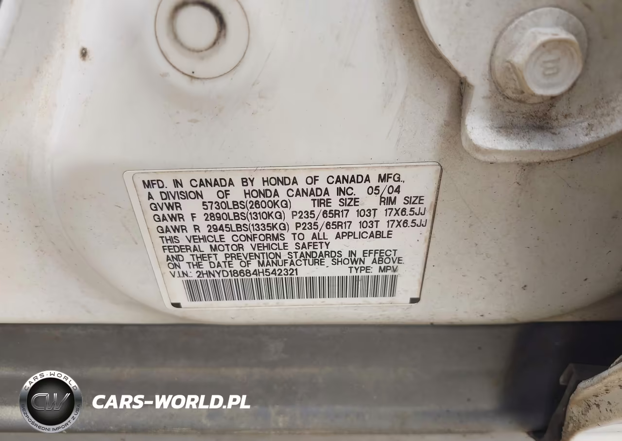 2004 Acura Mdx VIN:2HNYD18684H542321 - 9