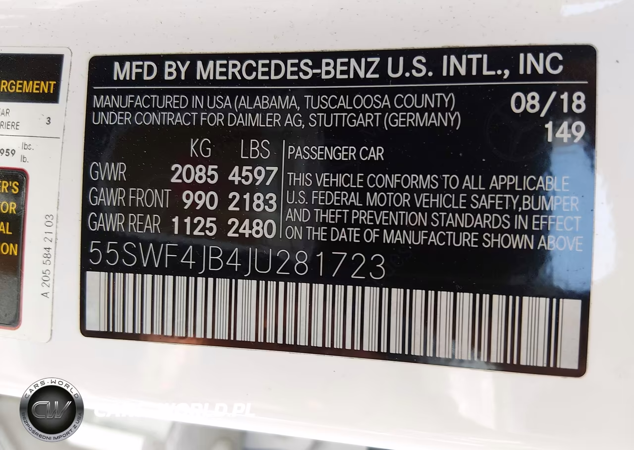2018 Mercedes-Benz C 300 VIN:55SWF4JB4JU281723 - 9
