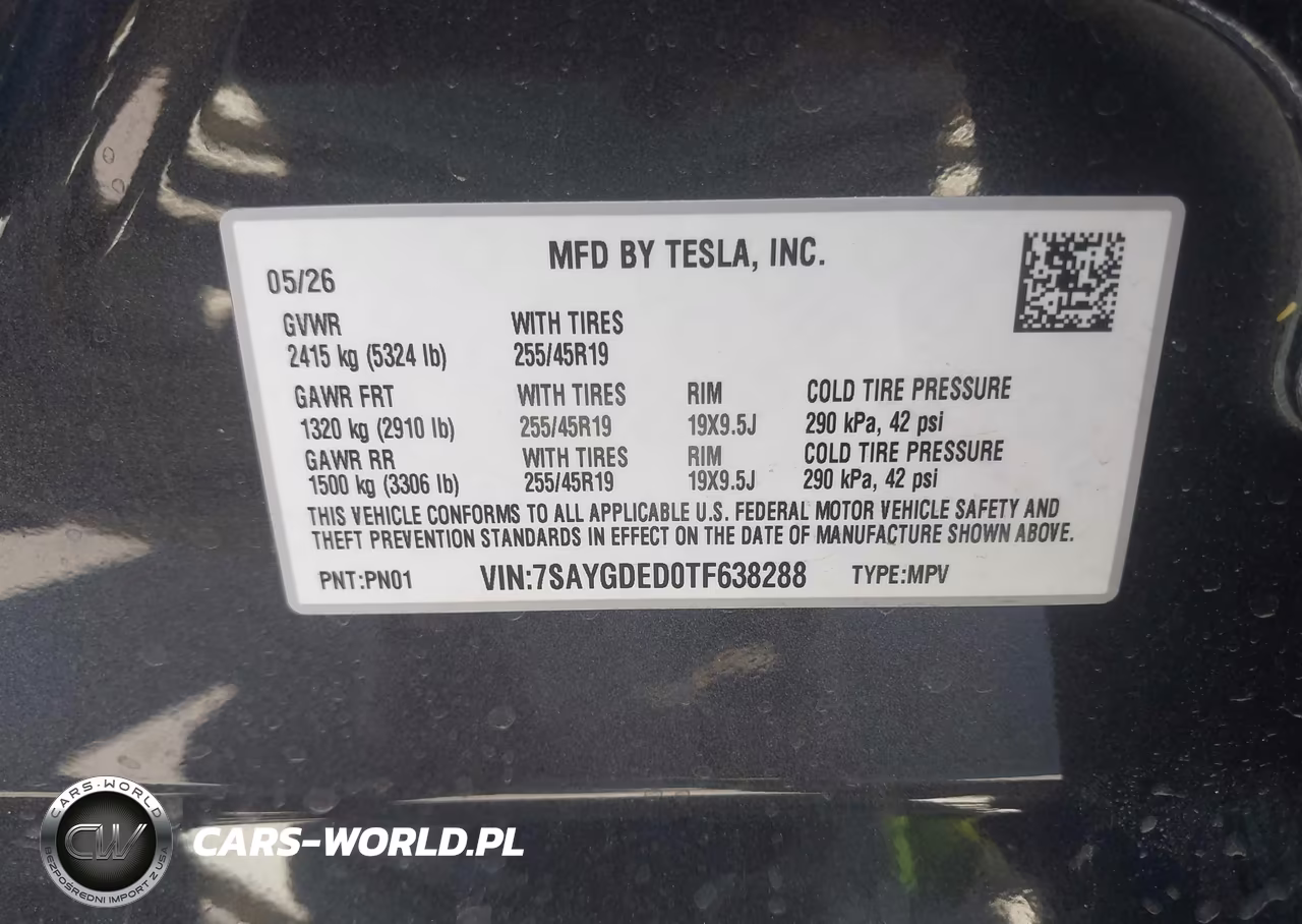 2026 Tesla Model Y Premium Rear-Wheel Drive-Rear-Wheel Drive VIN:7SAYGDED0TF638288 - 9