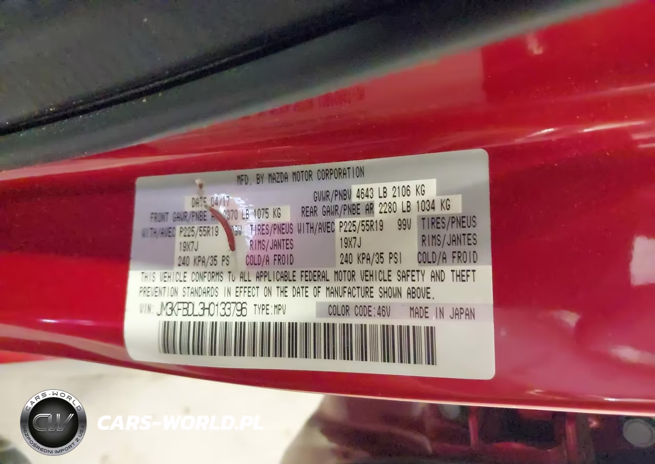 2017 Mazda Cx-5 Grand Touring VIN:JM3KFBDL3H0133796 - 9