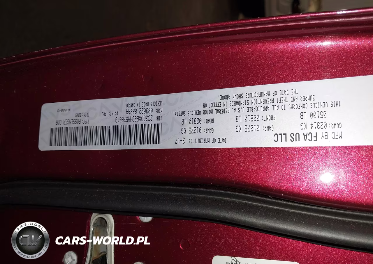 2017 Dodge Charger Se Rwd VIN:2C3CDXBG3HH576049 - 9