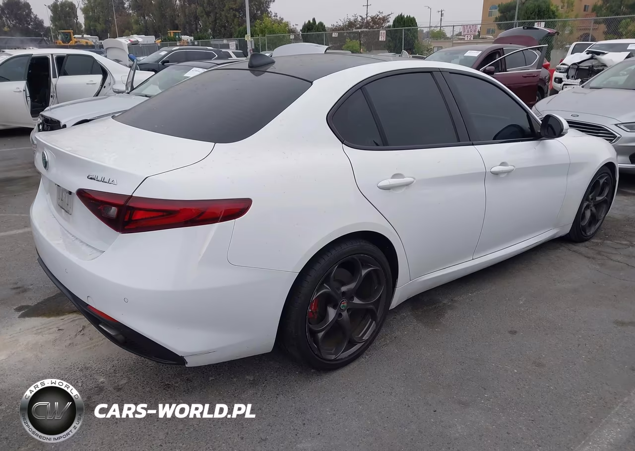 2019 Alfa Romeo Giulia Ti Sport Rwd VIN:ZARFAMBN5K7605493 - 4