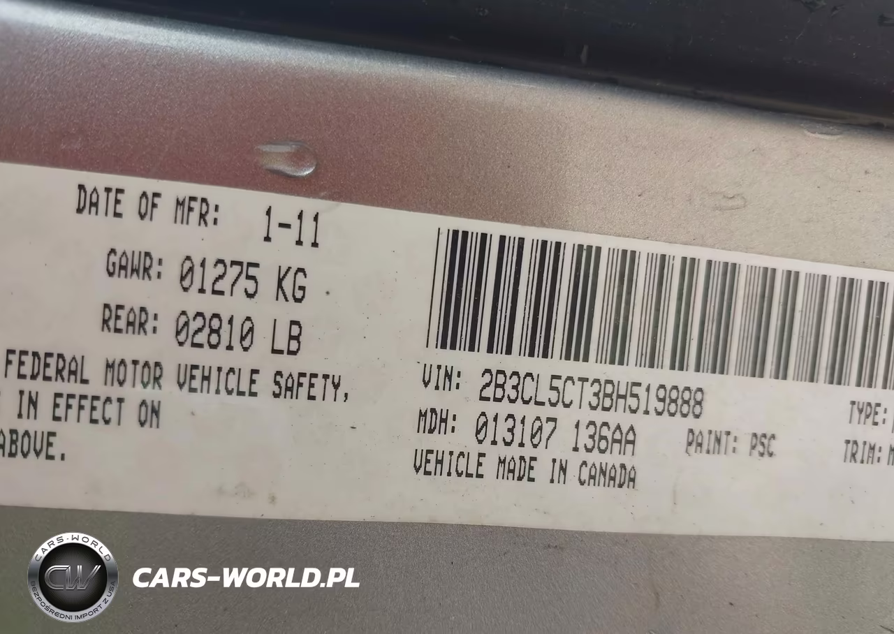 2011 Dodge Charger R-T VIN:2B3CL5CT3BH519888 - 9