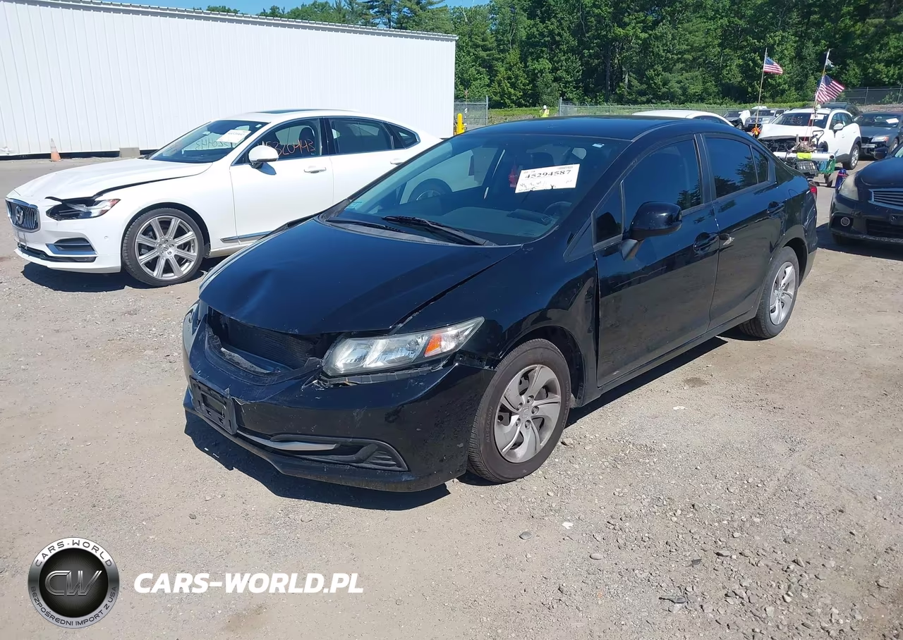2013 Honda Civic Lx VIN:2HGFB2F55DH584711 - 2