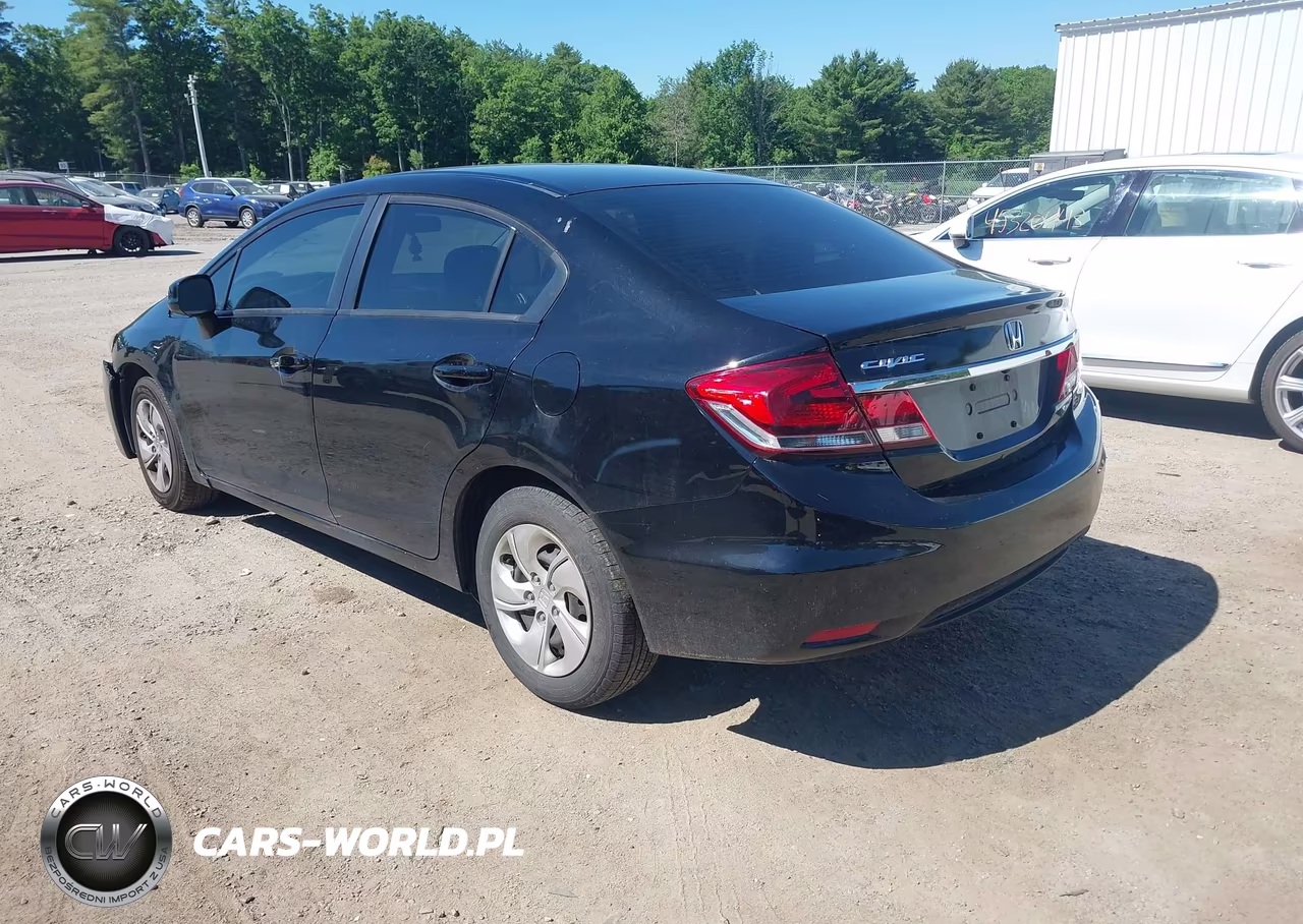 2013 Honda Civic Lx VIN:2HGFB2F55DH584711 - 3