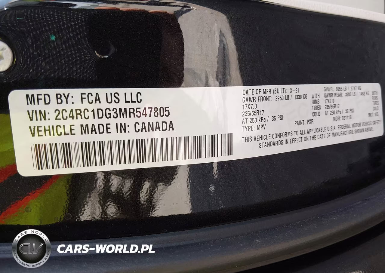 2021 Chrysler Voyager Lxi VIN:2C4RC1DG3MR547805 - 9
