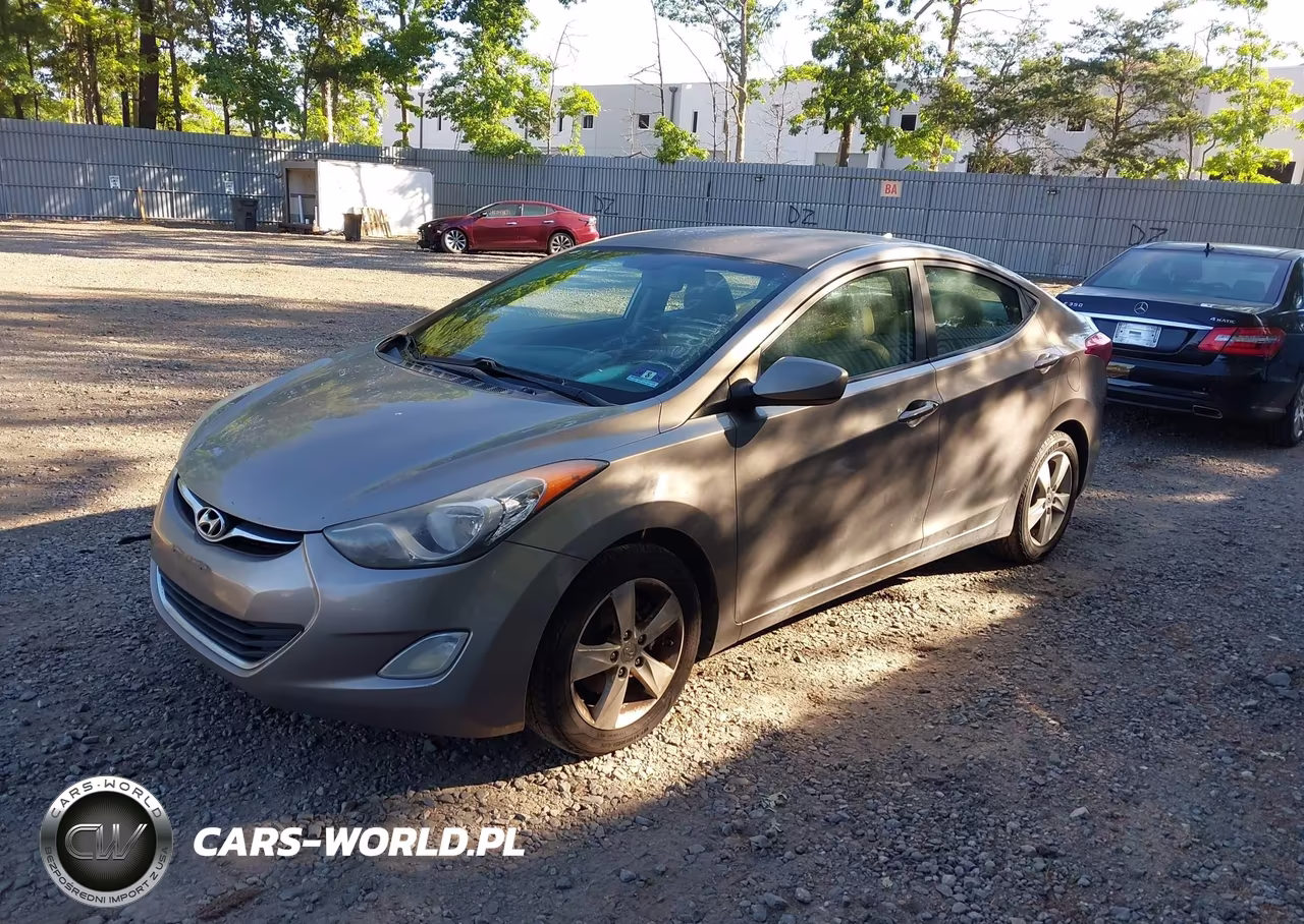 2012 Hyundai Elantra Gls VIN:5NPDH4AE8CH096107 - 2