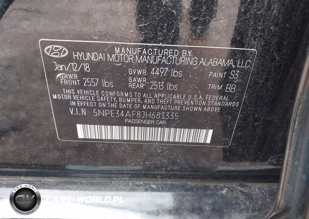 2018 Hyundai Sonata Sel VIN:5NPE34AF8JH683335 - 9