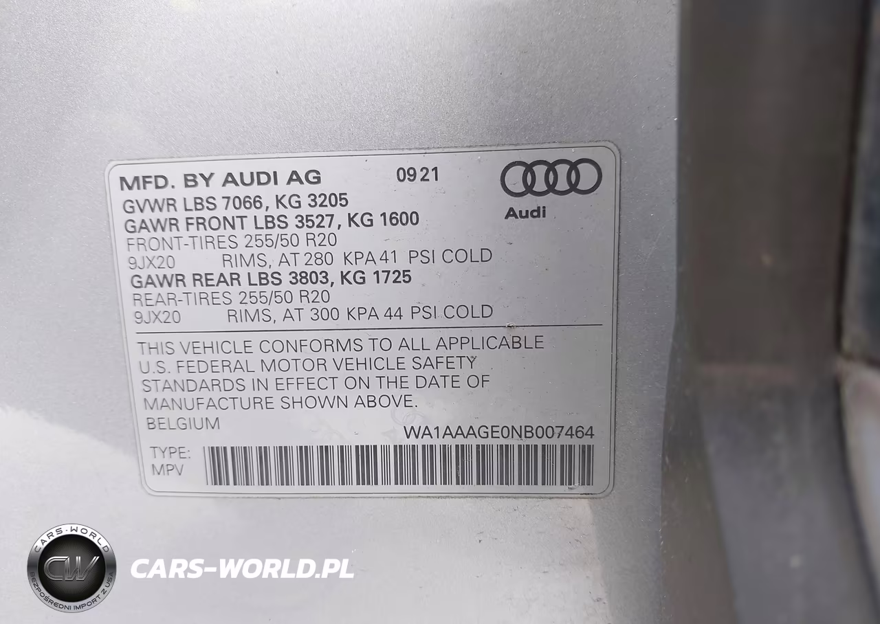 2022 Audi E-Tron Premium Quattro VIN:WA1AAAGE0NB007464 - 9